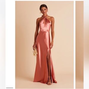 New Birdy Grey MONICA DRESS
SATIN TERRACOTTA Size MEDIUM